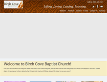 Tablet Screenshot of birchcovechurch.com